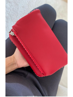 Bolso - cartera ROJO efecto...