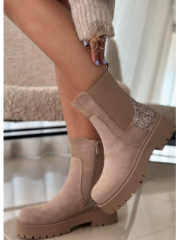 Botines Chiara Camel HB-281...