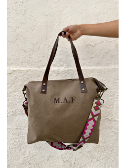 Bolso Shopper Lona Cuadrado...