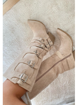 Botas Altas BEIGE multi...