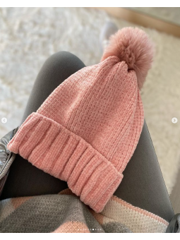 Gorro Chenilla ROSA