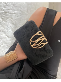 Bolso fiesta  negro detalle...