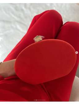 Bolso Fiesta ROJO OVALADO...