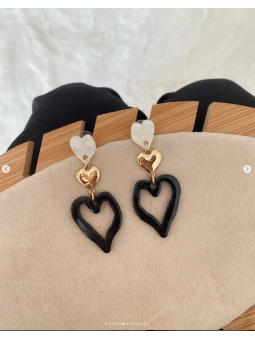 Pendientes tres corazones...