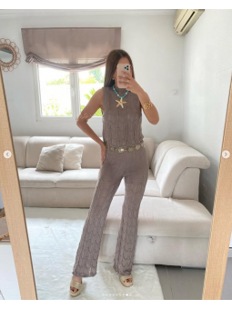 Conjunto top + pantalón...