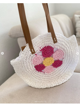 Bolso crochet BLANCO...