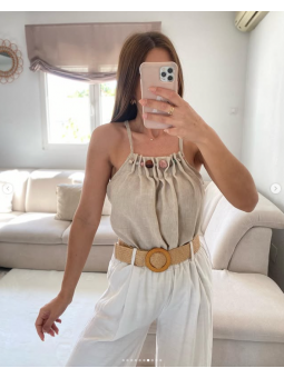 Blusa BEIGE Formentera...