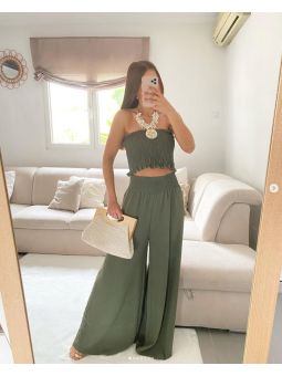 Conjunto top engomado +...