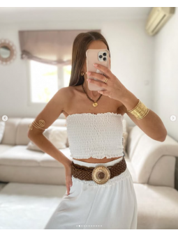 Conjunto top engomado +...