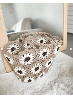Bolso capazo macrame TOPO...