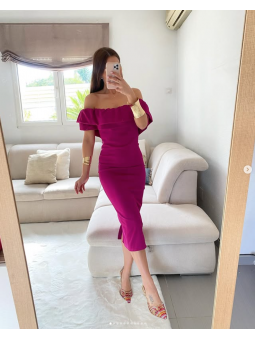 Vestido Olivia midi escote...