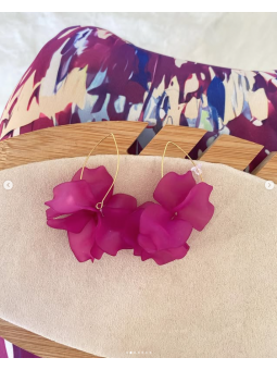 Pendientes flor buganvilla...
