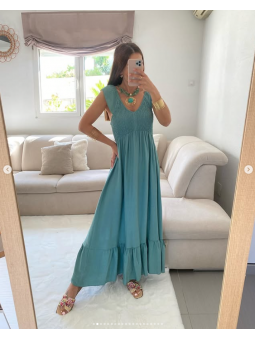 Vestido Deborah volantes en...