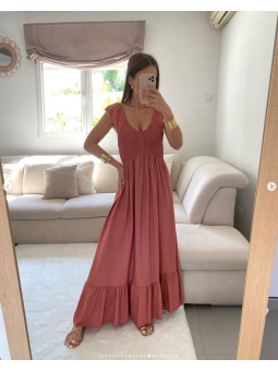 Vestido Deborah volantes en...