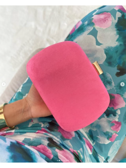 Bolso fiesta rosa chicle...