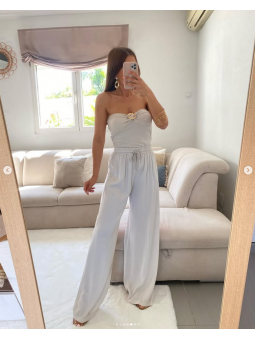 Pantalón fluido BEIGE 25020...