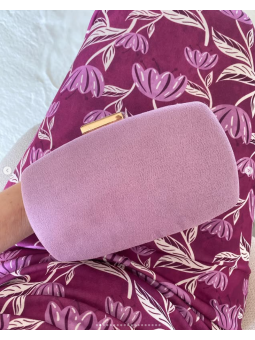 Bolso Fiesta lila ovalado