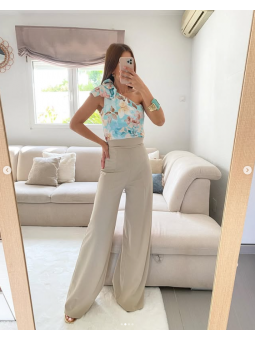 Pantalón Palazzo BEIGE...