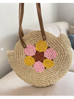Bolso crochet BEIGE colores...