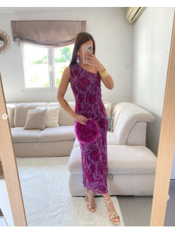 Vestido de gasa Rocío midi...