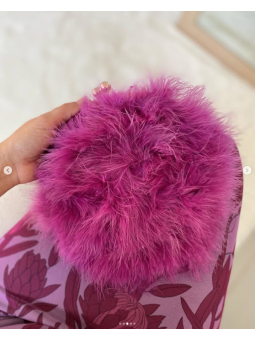 Bolso fiesta redondo pelito...