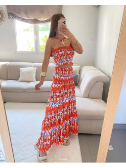 Conjunto Taiwán Top + Falda...