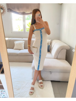 Vestido tirantes BEIGE...