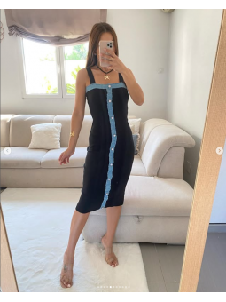 Vestido tirantes NEGRO...