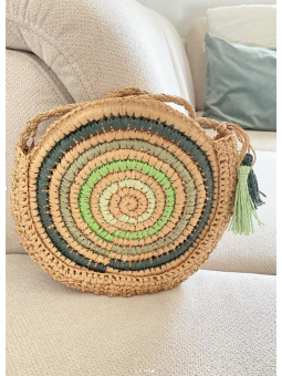 Bolso circulo tonos CAMEL Y...