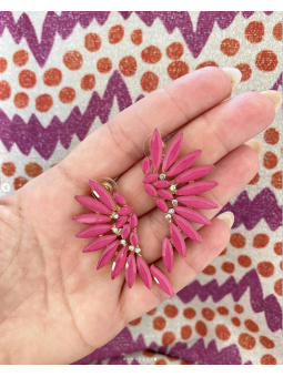 Pendientes Angela FUCSIA
