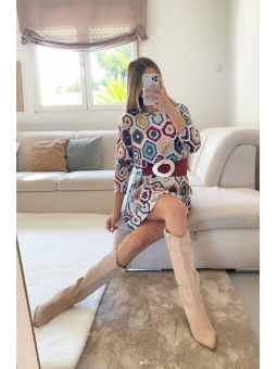 Vestido Hexágonos...