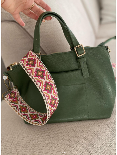 Bolso discount verde militar